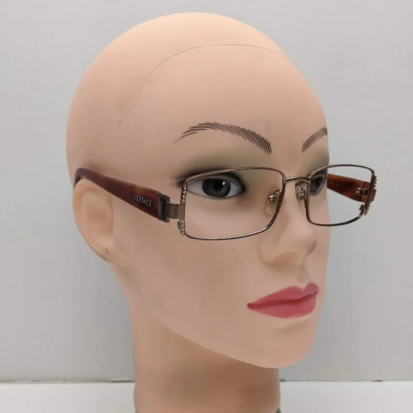 🕶️Versace Mod.1082-B 1045 Eyeglasses 52/16 130 /KAA122🕶️​ - Picture 5 of 6